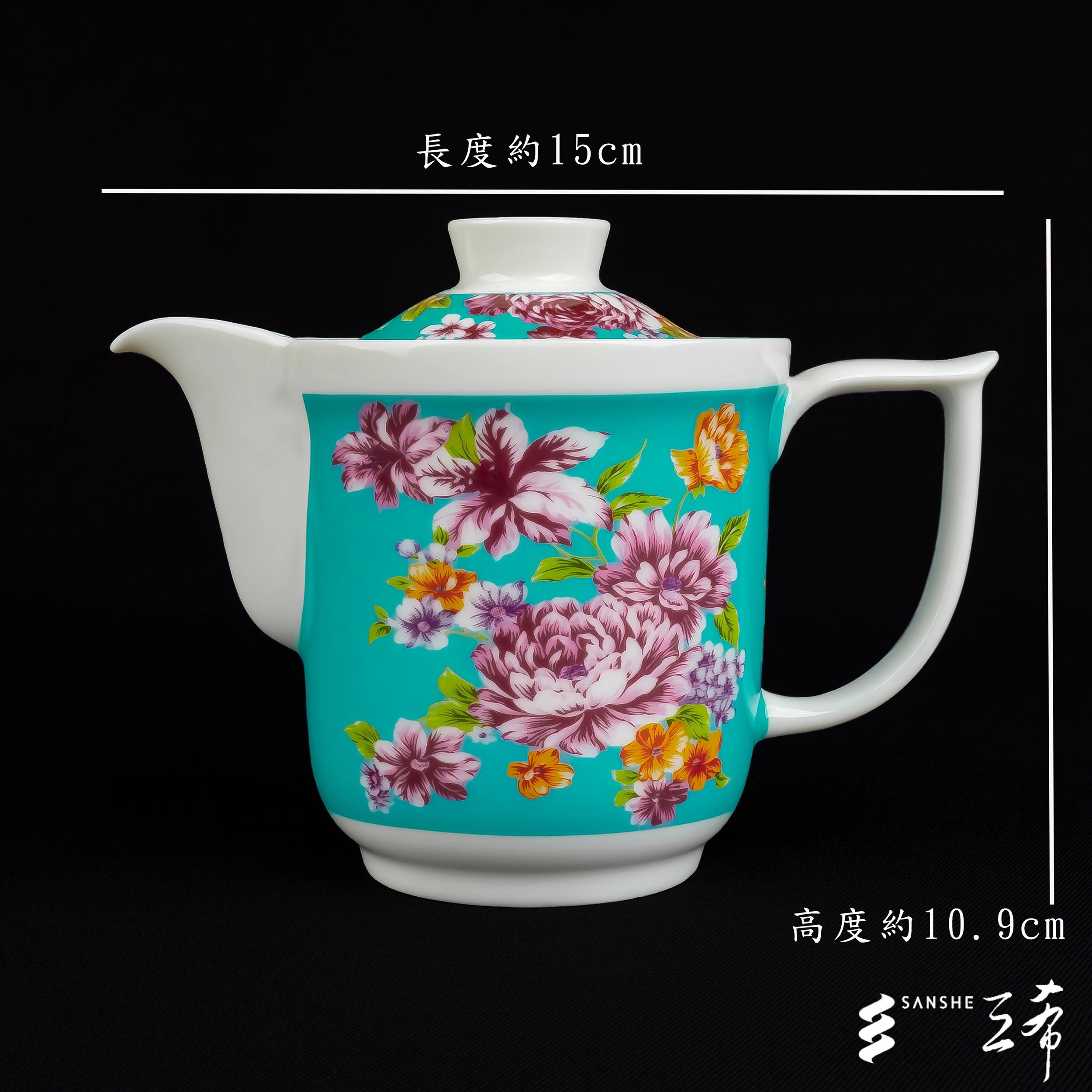 台灣紅857側壺組［一壺二杯］［藍色］