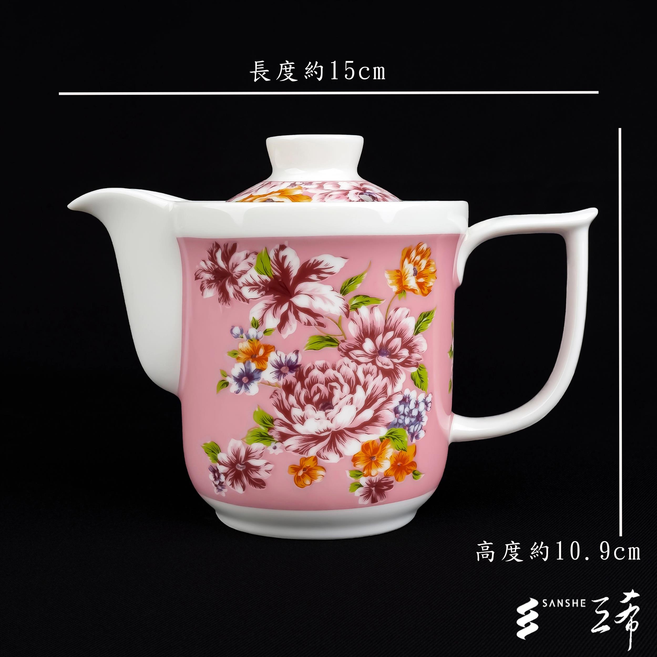 台灣紅857側壺組［一壺二杯］［粉色］