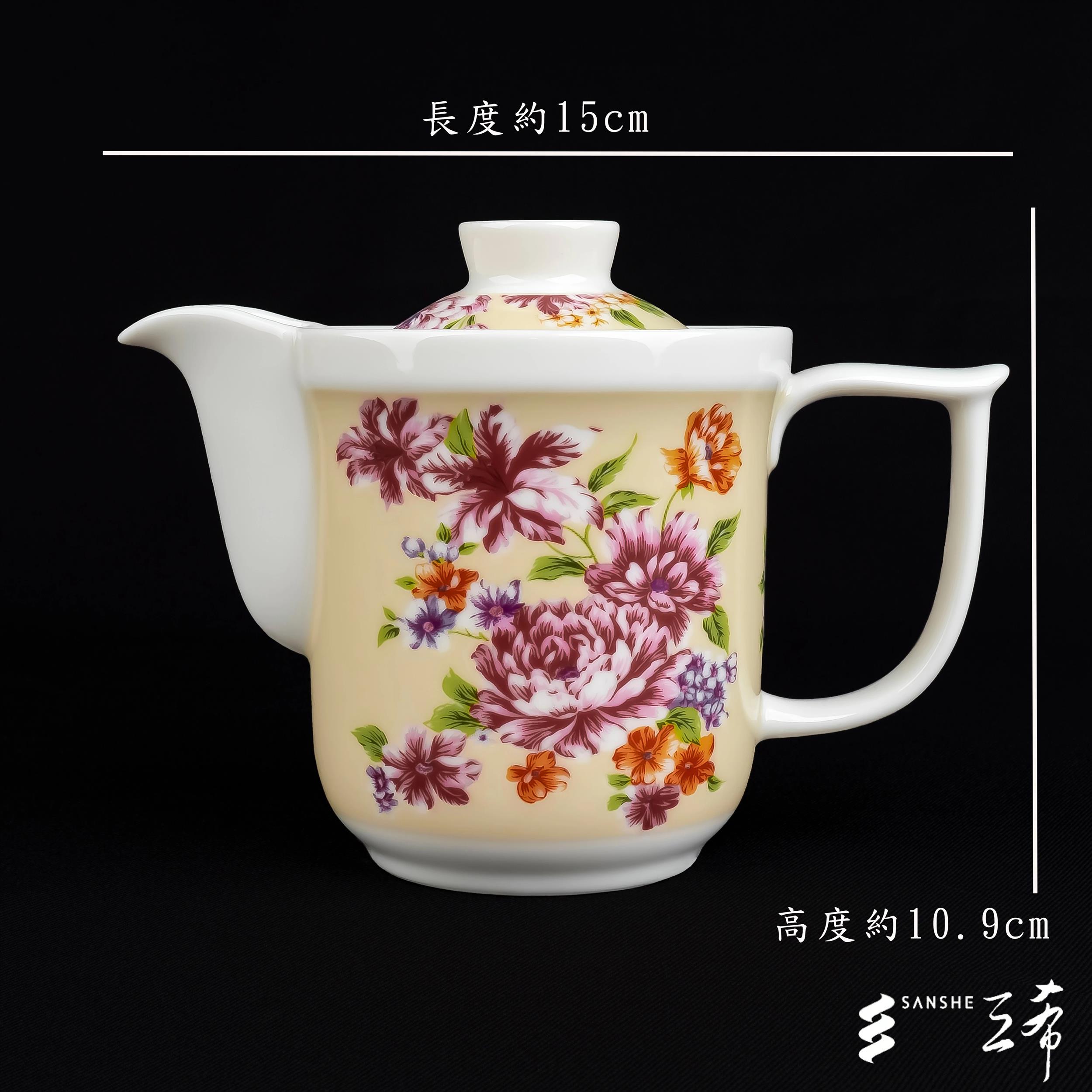台灣紅857側壺組［一壺二杯］［米黃色］
