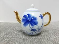 手繪青花-R21描金(荷花)(90cc)