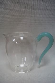 手工琉璃把茶海(淺綠)[300cc]