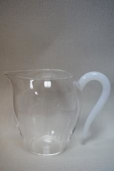 手工琉璃把茶海(白)[300cc]