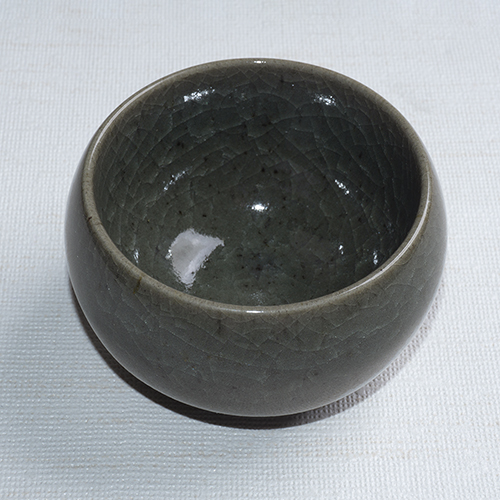 翡翠青瓷石頭杯  