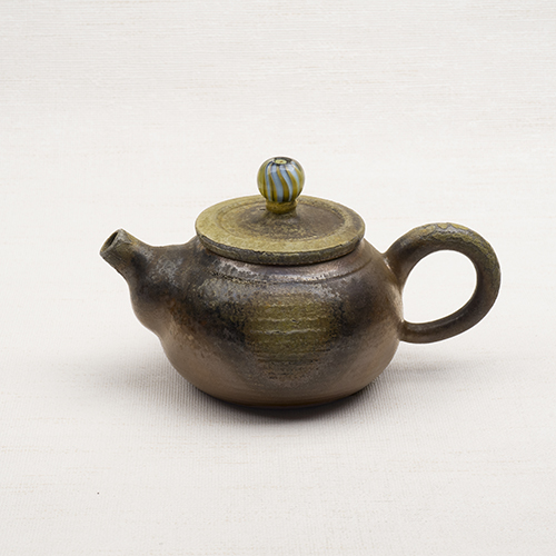 顏綉錦-柴燒茶壺