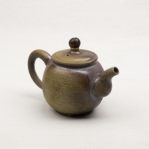 顏綉錦-柴燒茶壺