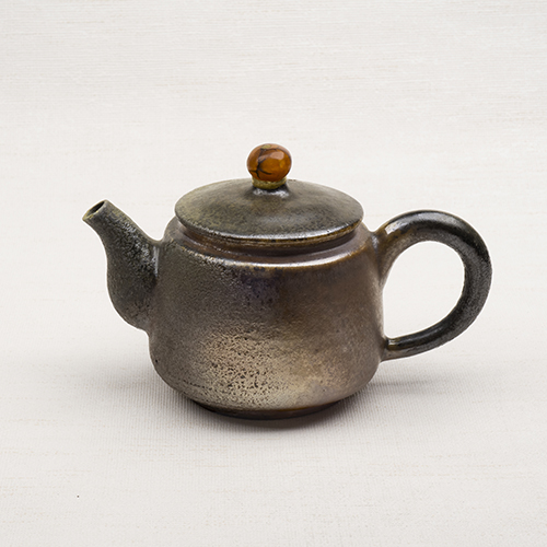 顏綉錦-柴燒茶壺