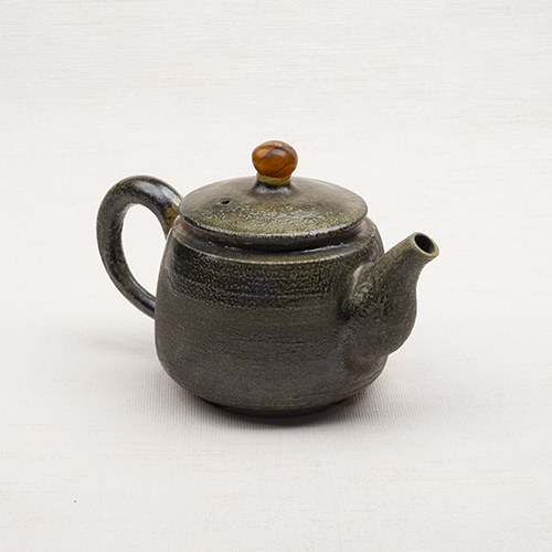 顏綉錦-柴燒茶壺