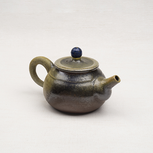顏綉錦-柴燒茶壺