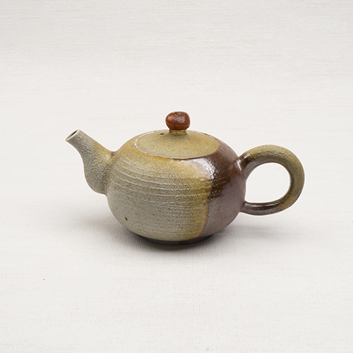 顏綉錦-柴燒茶壺