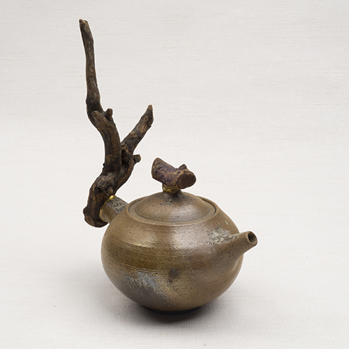 顏綉錦-柴燒茶壺