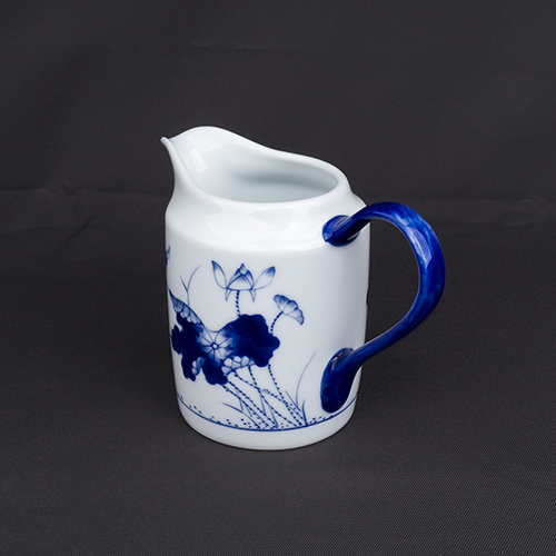 手繪青花-直型茶海［荷花］-缺貨