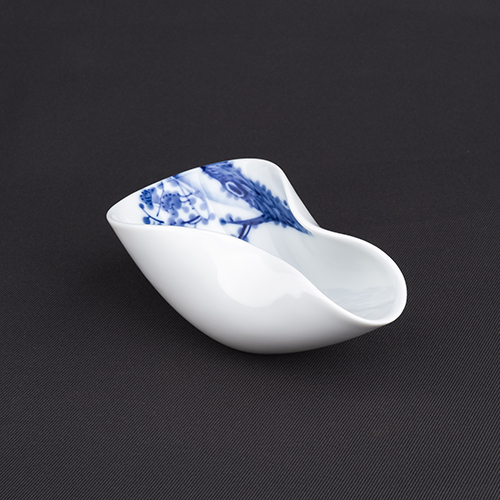 手繪青花-R118茶荷［梅花］