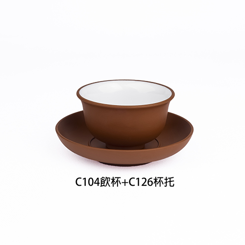 C104飲杯［朱泥］-缺貨