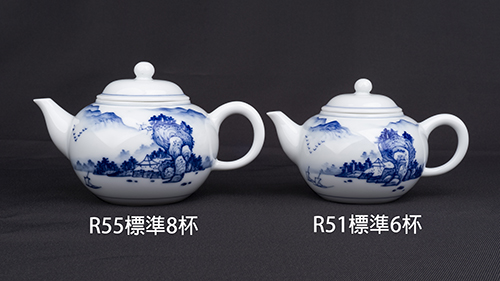 手繪青花-R55標準8杯［山水］-缺貨