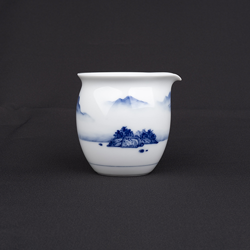 手繪青花-C87無耳茶海［山水］-缺貨