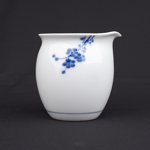 手繪青花-C100無耳茶海［梅花］