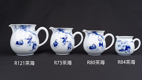 手繪青花-R84茶海［頑童］