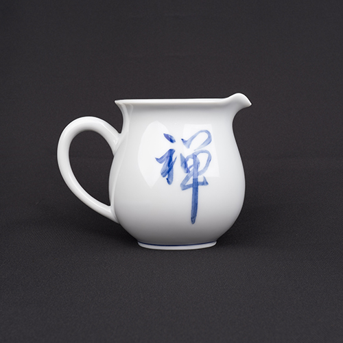 手繪青花-R80茶海［達摩］