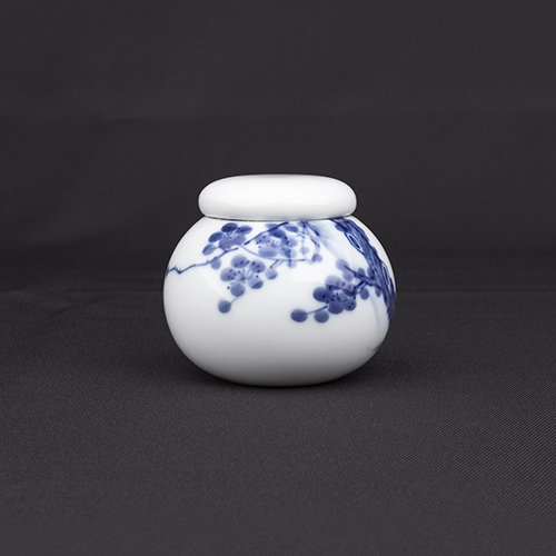 手繪青花-R86茶罐［梅花］