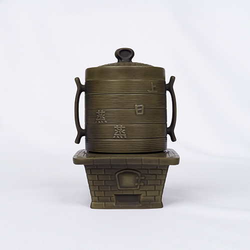 蒸蒸日上茶組［窯變］［1壺2杯］