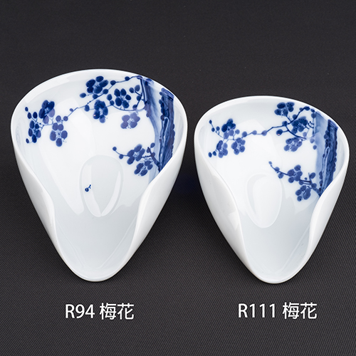 手繪青花-R111茶荷［梅花］- 缺貨