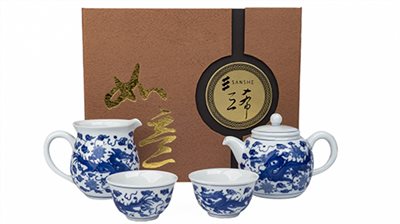 雲龍茶組-［1壺1海2杯］