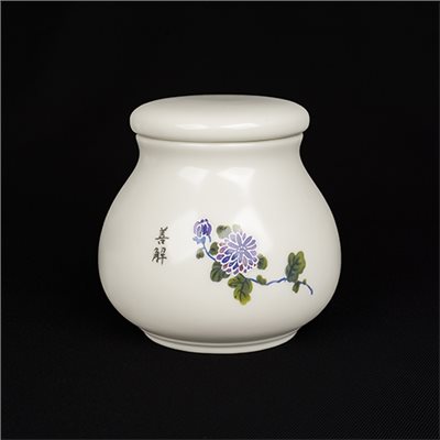 定窯V66茶罐［菊花］
