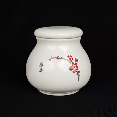定窯V66茶罐［梅花］