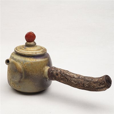 顏綉錦-柴燒茶壺