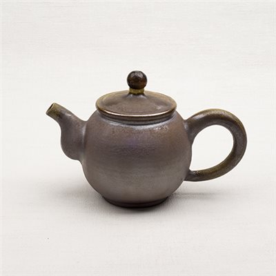 顏綉錦-柴燒茶壺