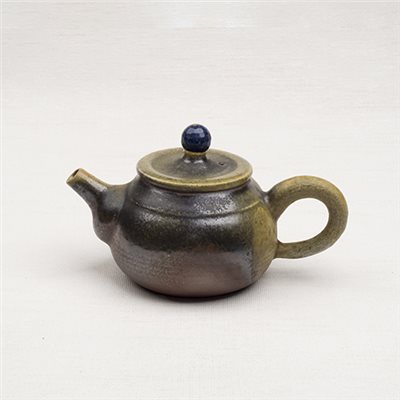 顏綉錦-柴燒茶壺