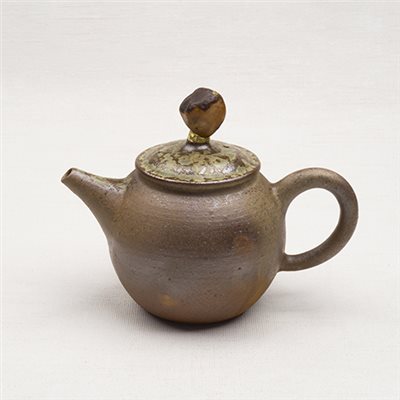 顏綉錦-柴燒茶壺