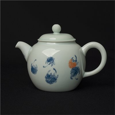 青白覆盆子R123壺