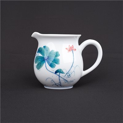 手繪青花-R80茶海［彩荷］
