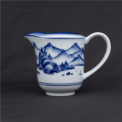手繪青花-高茶海［山水］