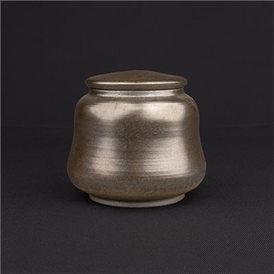 金銀彩手拉茶葉罐