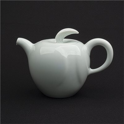 青白蘋果茶壺