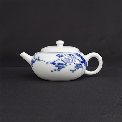 手繪青花-R20缽壺［梅花］