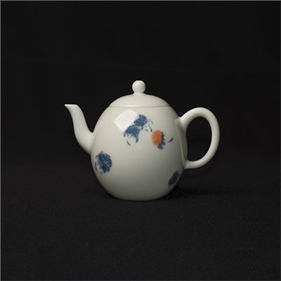 牙白覆盆子R21小蛋型壺