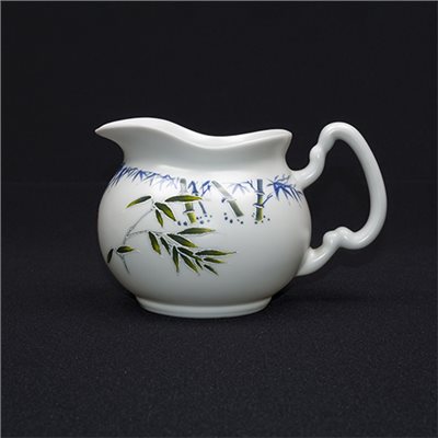 無光白912茶海(竹花)