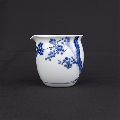 手繪青花-C87無耳茶海［梅花］