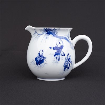 手繪青花-R73茶海［頑童］