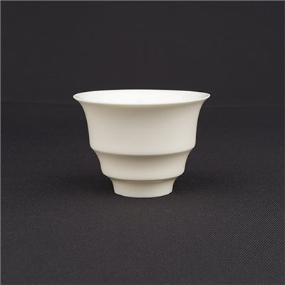 牙白A106竹節杯［薄胎］