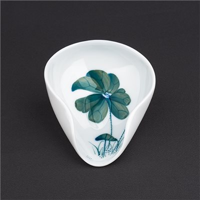 手繪青花-R94茶荷 ［彩荷］- 缺貨